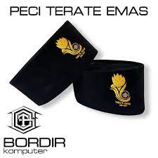 Peci Teratai Emas Bordir PSHT